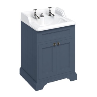 Burlington Vanity Unit, 65cm with Doors and Invisible Overflow Basin